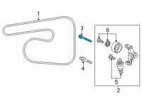 OEM Honda CR-V Bolt, Flange 10X70 Diagram - 90001-59B-000