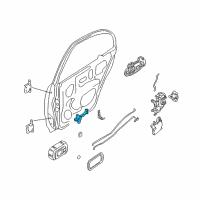 OEM 2000 Nissan Altima Link-Check, Rear Door Diagram - 82430-9E000