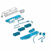 OEM 2009 Chevrolet Malibu Battery Asm-Generator Diagram - 25991701