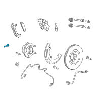OEM 2017 Lincoln MKT Hub Assembly Mount Bolt Diagram - -W714331-S439