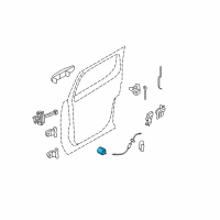 OEM 2007 Ford Explorer Sport Trac Handle, Inside Diagram - 6L2Z-78266B40-BB