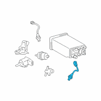 OEM 2007 Toyota Tacoma Rear Oxygen Sensor Diagram - 89465-04300