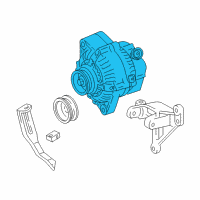 OEM 1999 Toyota RAV4 Alternator Diagram - 27060-74750-84