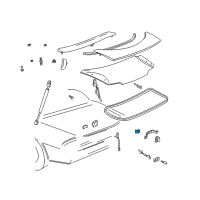 OEM Pontiac Firebird Cylinder Diagram - 12506775