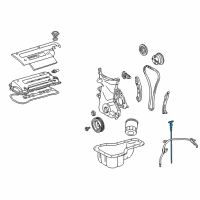 OEM 2001 Toyota MR2 Spyder Dipstick Diagram - 15301-22040