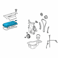 OEM 2002 Toyota Corolla Valve Cover Diagram - 11201-22060