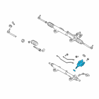 OEM 2011 Nissan GT-R Gear Sub Assembly-Power Steering Diagram - 49210-JF10A