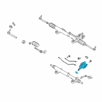 OEM 2017 Nissan GT-R Gear Assy-Sub, Power Steering Diagram - 49210-63B0B