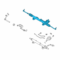 OEM 2017 Nissan GT-R Gear & Linkage Assy-Power Steering Diagram - 49001-63B0B