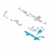 OEM 2017 Nissan GT-R Gear Assy-Power Steering Diagram - 49200-63B0B