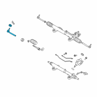 OEM Nissan GT-R Socket Kit-Tie Rod, Outer Diagram - D8520-JF00B