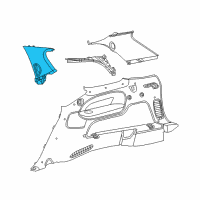 OEM Dodge Cover-C Pillar Diagram - 1GQ13DX9AF