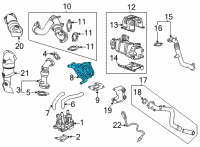 OEM 2017 Chevrolet Silverado 3500 HD EGR Valve Diagram - 12641304