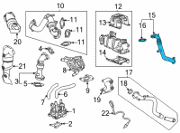 OEM 2019 Chevrolet Silverado 3500 HD Inlet Pipe Diagram - 12683526