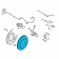 OEM 2015 Ford F-150 Rotor Diagram - FL3Z-2C026-B