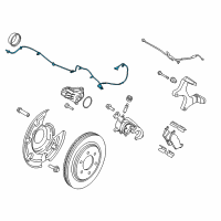 OEM 2016 Ford F-150 Rear Speed Sensor Diagram - JL3Z-2C190-D