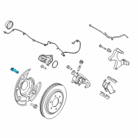 OEM 2019 Ford F-150 Caliper Support Bolt Diagram - -W717937-S439