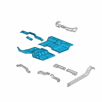 OEM 2009 Dodge Ram 1500 Pan-Floor Diagram - 55112473AD