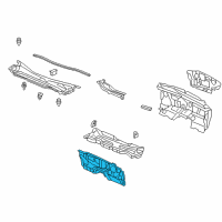 OEM Acura Dashboard (Lower) Diagram - 61500-TK4-A00ZZ