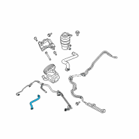 OEM 2009 Jeep Compass Hose-Pump Supply Diagram - 5105093AA