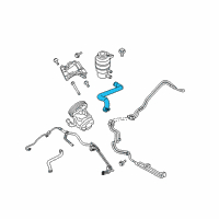 OEM Jeep Compass Hose-Power Steering Return Diagram - 5105092AF