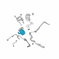 OEM 2013 Jeep Compass Power Steering Pump Diagram - 5105048AC