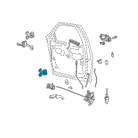 OEM Lincoln Blackwood Lower Hinge Diagram - F65Z-1522810-AA