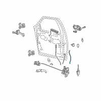 OEM 2015 Lincoln Navigator Cylinder Rod Diagram - 2L1Z-7822135-AA