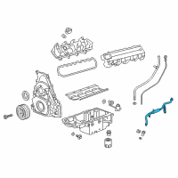 OEM 2018 Cadillac CTS PCV Tube Diagram - 12670602