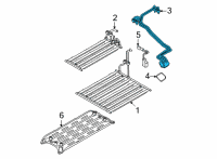 OEM BMW X3 Radiator Connection Flange, Hv Battery Diagram - 61-27-8-632-534