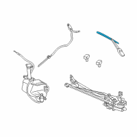 OEM 1996 Dodge Stratus Blade-WIPER Diagram - 5018262AA