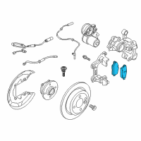 OEM 2022 BMW X2 REPAIR KIT, BRAKE PADS ASBES Diagram - 34-20-1-543-683