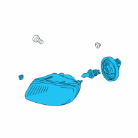 OEM 2000 Toyota Camry Lens & Housing Diagram - 81210-06010