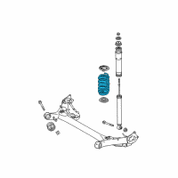 OEM Toyota Prius Coil Spring Diagram - 48231-47140