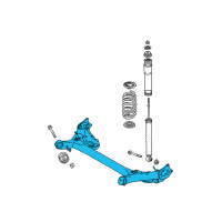 OEM Toyota Prius Plug-In Axle Beam Diagram - 42101-12171