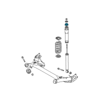 OEM 2011 Scion tC Shock Cushion Diagram - 48755-12100