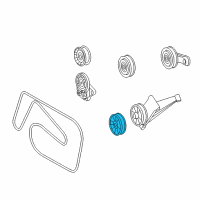 OEM 2004 Dodge Sprinter 2500 PULLEY-TENSIONER Diagram - 5117690AA