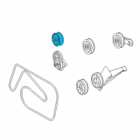 OEM 2005 Dodge Sprinter 2500 Pulley-Idler Diagram - 68020888AA