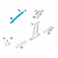 OEM 2021 Kia Forte Trim Assembly-Fr Pillar Diagram - 85810M7000WK