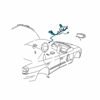 OEM 2011 Cadillac STS Clock Spring Diagram - 19167847