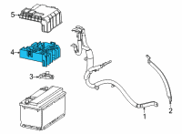 OEM 2021 Chevrolet Tahoe Junction Block Diagram - 84694243