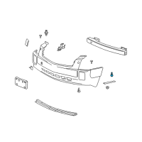 OEM Chevrolet Corvette Horn Bolt Diagram - 11589015