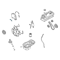 OEM Chrysler Sebring Gasket-Timing Cover Diagram - MD310601