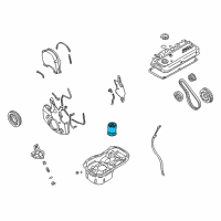 OEM Chrysler Filter-Engine Oil Diagram - 5142416AC