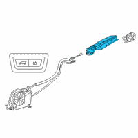 OEM 2021 BMW X2 Trunk Lock Actuator Motor Diagram - 51-24-7-464-411