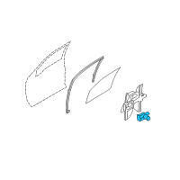 OEM 2009 Ford Expedition Window Motor Diagram - 8L1Z-7823395-A