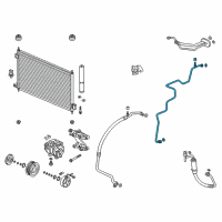 OEM 2017 Acura RDX Pipe, Receiver Diagram - 80341-TX4-A11