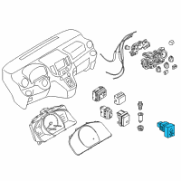 OEM 2015 Chevrolet City Express Hazard Switch Diagram - 19316407