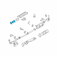 OEM 2007 Ford F-250 Super Duty Manifold Gasket Diagram - 5C3Z-9448-BA