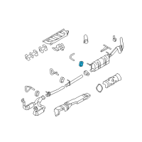 OEM 2010 Ford F-250 Super Duty Filter Insulator Diagram - 7C3Z-5A262-C